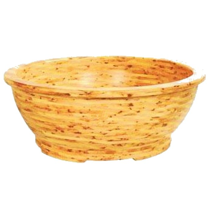 59" Wooden Bowl Shaped Bathtub