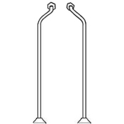 Basic Left and Right Supply Set (chrome finish)