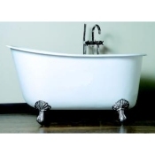 57" Cast Iron Swedish Slipper Tub
