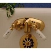 Clawfoot Tub Faucet with Small Downspout
