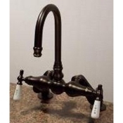 Clawfoot Tub Deckmount Gooseneck Faucet