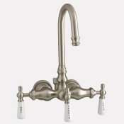 Clawfoot Tub Gooseneck Faucet w/ Diverter
