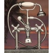 Clawfoot Tub Deckmount British Telephone Faucet w/ Hand-held shower - SH462