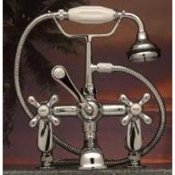 Clawfoot Tub Deckmount British Telephone Faucet w/ Hand-held shower - SH627
