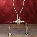 Pressure Balance Deck Mounted Supply Lines w/ Shutoff Valves- Flex