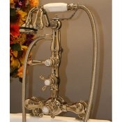 Clawfoot Tub Deck Mount Thermostatic Faucet W/ Hand Held Shower