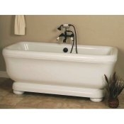 70" Acrylic Double Ended Rectangle Tub