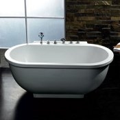 71" Acrylic Whirlpool Double Ended Tub w/Thermostatic Faucet