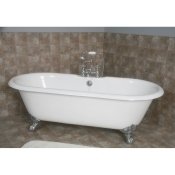67" Cast Iron Double Ended Clawfoot Tub