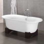 70" Acrylic Double Ended Bathtub w/choice of Wood Cradle