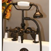 Clawfoot Tub Deckmount Faucet with Hand Held Shower