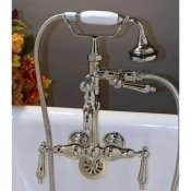 Classic Leg Tub Faucet with Hand Held Shower