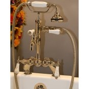 Classic Leg Tub Deckmount Faucet with Hand Held Shower