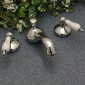 Teapot Style 8" Widespread Faucet w/ Pop Up Drain - CP-SH615