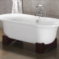 Wooden Cradle (for Double Ended Tub) (+$200.00)