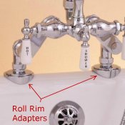 Roll Rim Adapters for Faucet
