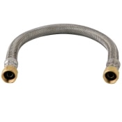 Stainless Steel Braided Flex Tubing - 1/2" FIP