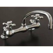 Deckmount Arched Spout Kitchen Faucet- STR-P0826