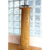 Wooden Faucet and Supply-line Column