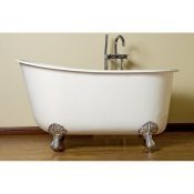 58" Cast Iron Swedish Slipper Tub