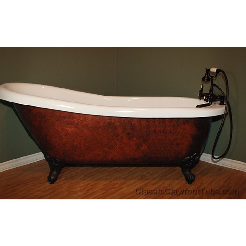 Icarus 67″ Cast Iron Slipper Tub Kit – Oil Rubbed Bronze Accessories —  Barclay Products Limited