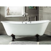 67" Cast Iron Double Ended Slipper Tub w/Lions Feet