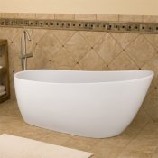 68" Acrylic Free Standing Slipper Tub