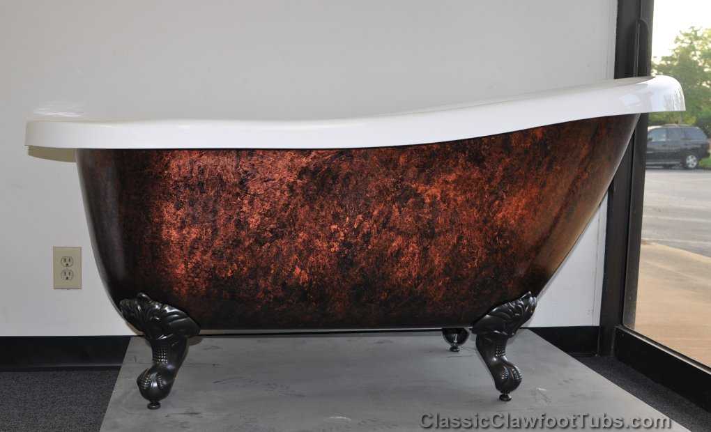 61 Acrylic Slipper Clawfoot Tub Classic Clawfoot Tub