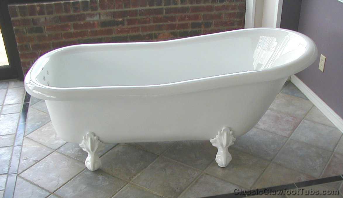 60 inch acrylic clawfoot sales tub