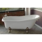 66" Acrylic Slipper Clawfoot Tub