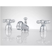 Teapot Style Widespread Faucet w/ Pop Up Drain