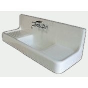 60" Farmhouse Drainboard Sink