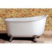 53.5" Cast Iron Swedish Slipper Tub