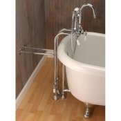 Freestanding Gooseneck Faucet Combo