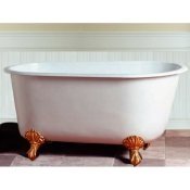 53.5" Cast Iron Swedish Rolled Rim Tub